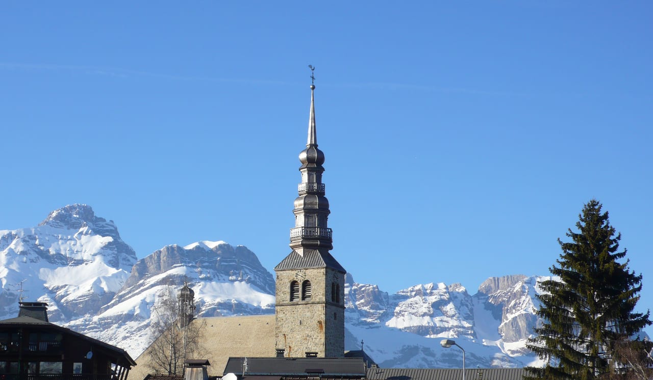 Vue de Combloux, Pays du Mont-Blanc